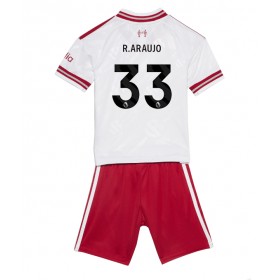 Liverpool Ronald Araujo #33 Borta Kläder Barn 2026-27 Kortärmad (+ Korta byxor)